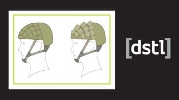 DSTL Helmet Comprising Air Vents