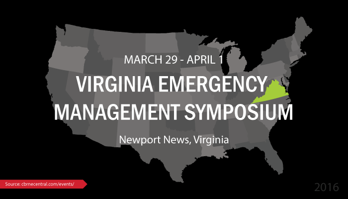 Virginia Emergency Management Symposium 2016