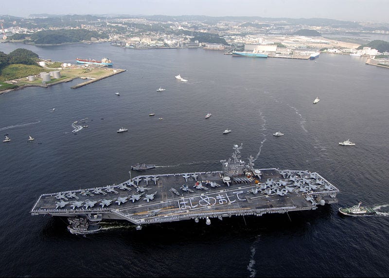 USS George Washington CVN 73 in Japan