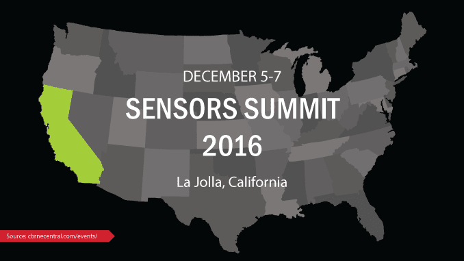 Sensors Summit 2016