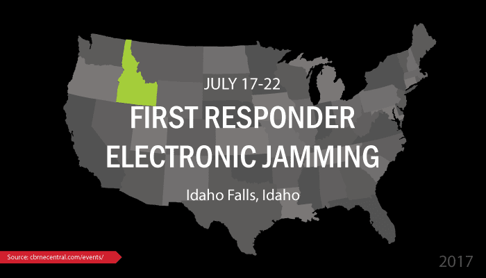 2017 First Responder Electronic Jamming Exercise