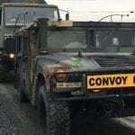 Pennsylvania National Guard Convoy Rolls Out for Presidential Inauguration