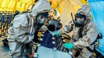 NYPD COBRA and 222 Chemical Co. Joint CBRN Training
