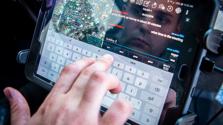 Using Android Tactical Assault Kit to Send Message from Patrol Vehicle