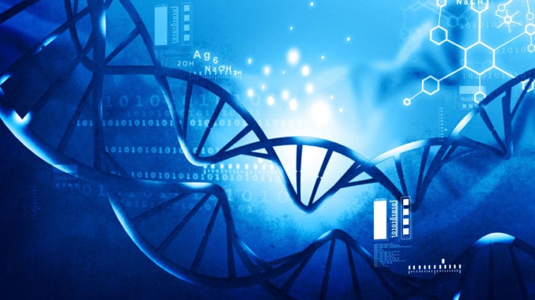 DNA strand science background