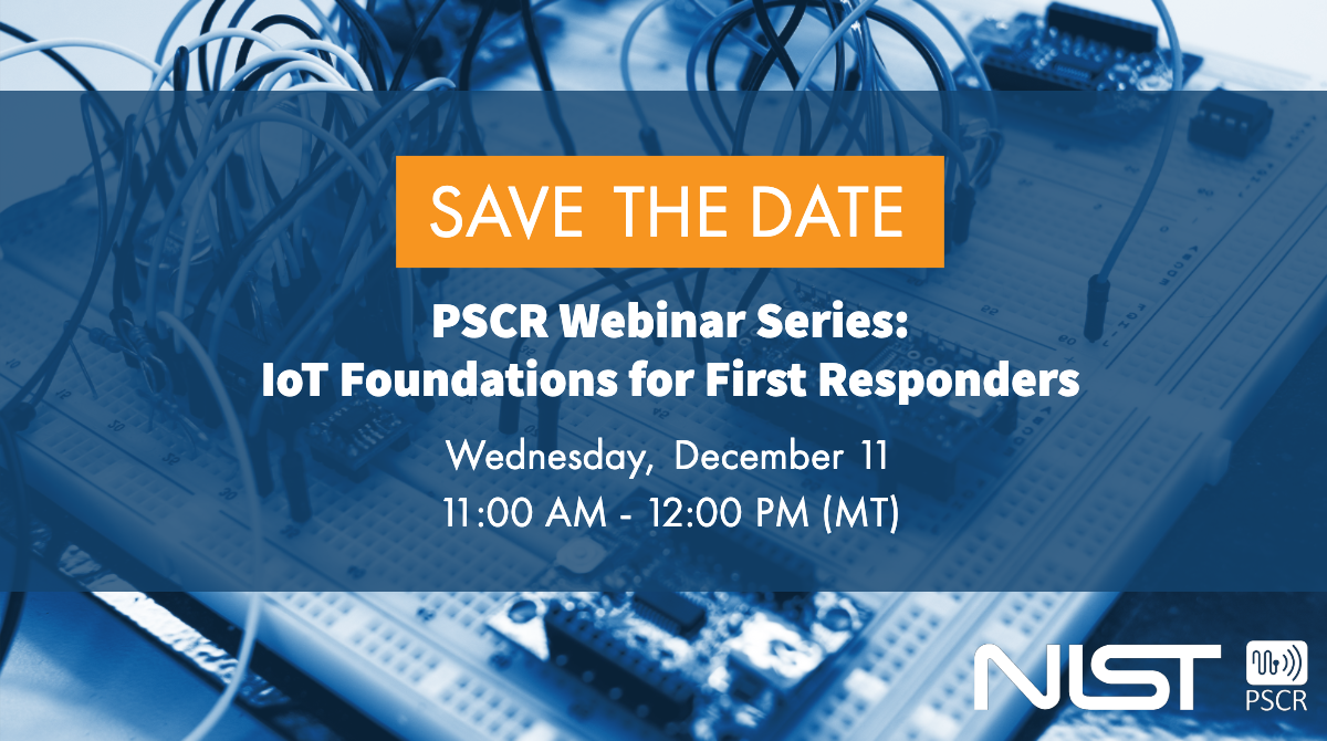 NIST PSCR Webinar Series DEC 11