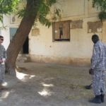 Spc. Patrick McCutcheon observes a Chadian soldier demonstrate the proper use of handheld detectors. C-IED Training in Chad